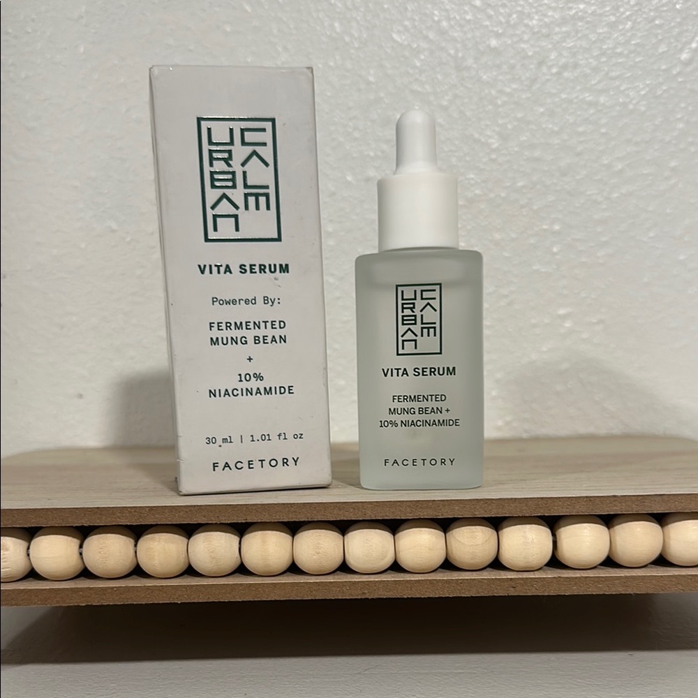 FaceTory Urban Calm Vita‎ Serum 10% Niacinamide Fermented Mung Bean 30ml 1.01oz
